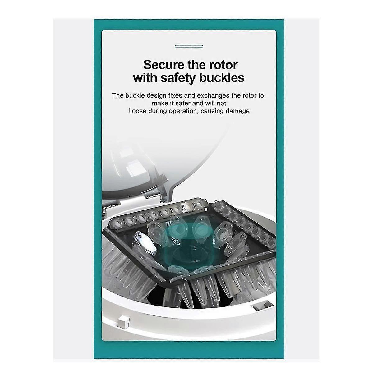 Laboratory Centrifuge Digital Plasma Mini Centrifuge For 0.2/0.5/1.5/2ml Test Tube 4000 Rpm Eu Plu