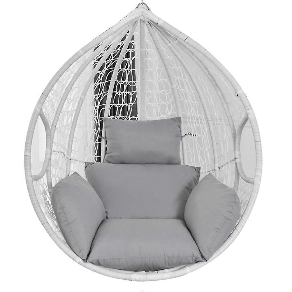 [Yue Xinghui] (unprocessed intellectual property) hammock chair cushion multi-color swing cushion thick bottom hanging chair back strap pillow (gray)