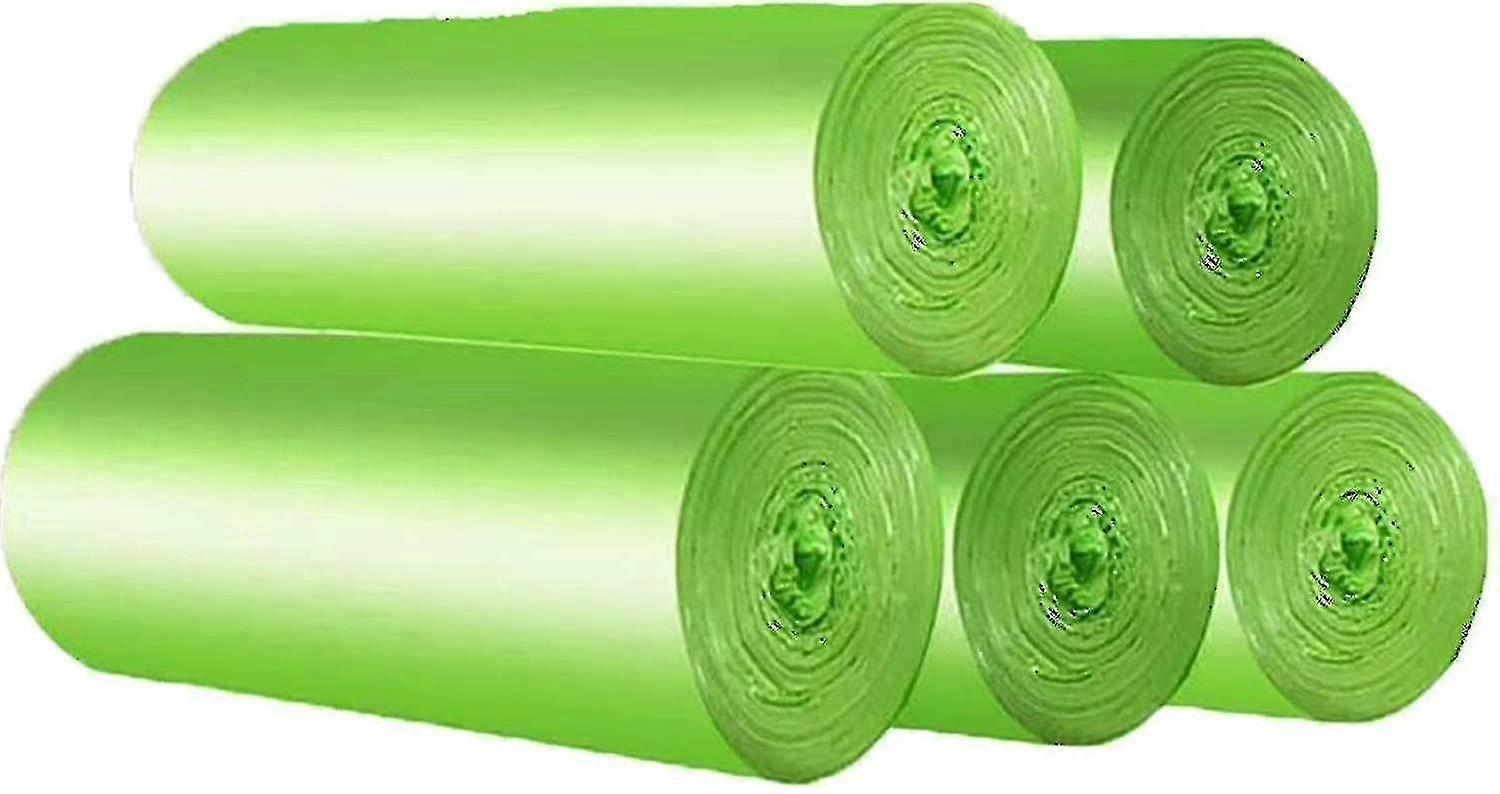 عبوة من 100 كيس نفايات عضوية سعة 30 لترا ، مقاومة للتمزق ، أكياس نفايات طعام ، قابلة للتحلل الحيوي