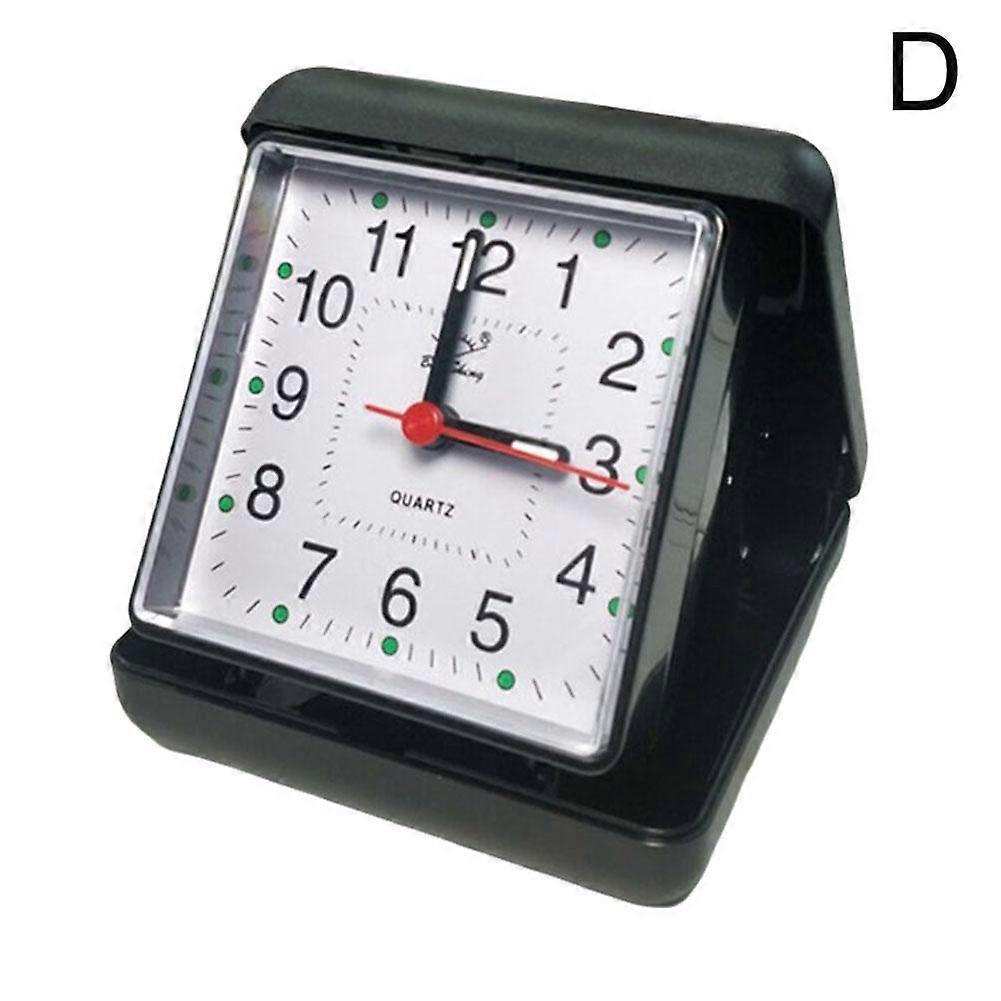 Modern Cube Alarm Clock with Large Display for Desktop and Travel Use