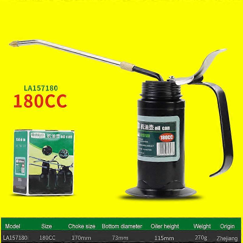 LAOA HVLP Oiler 180cc/300cc/500cc Machine Oiler Pump High Pressure Long Beak Oil Can Pot Hand Tools for Lubricating Airbrush