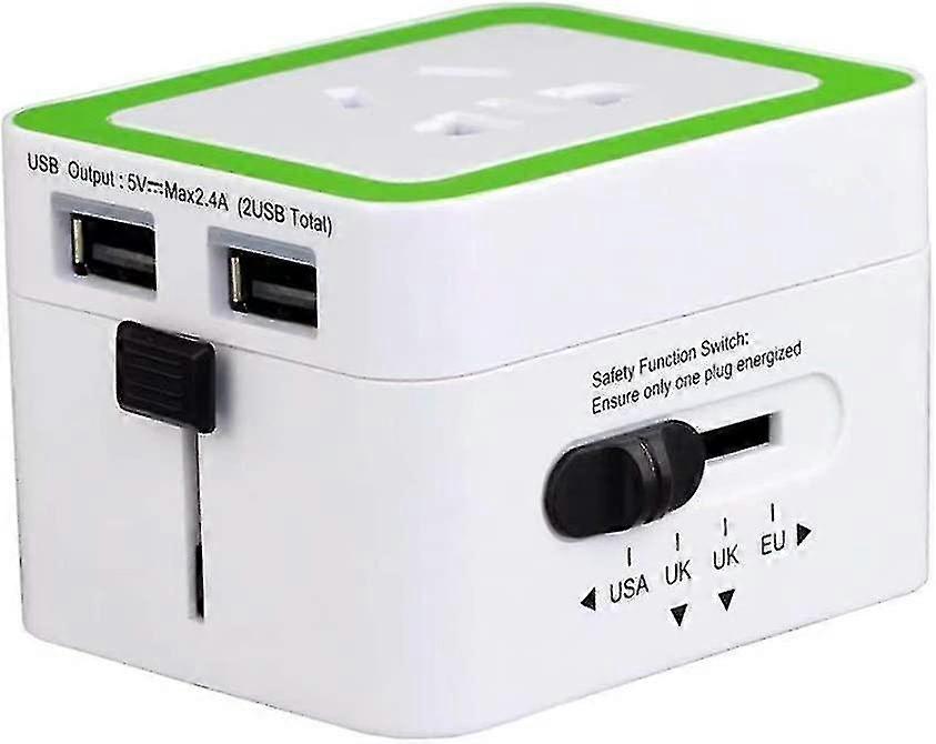 International Conversion, Usb Power Converter Socket For Multiple Countries, Universal Travel, Usb Fast Charging