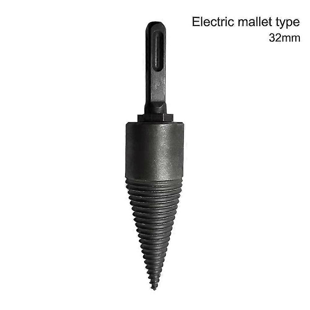 Durable Wood Splitter Fast Home Firewood Drill Bit Screw Splitting Hex Shank