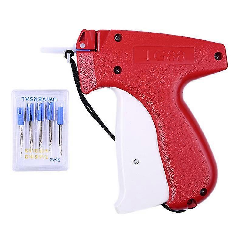 Price Tag Attaching Label Attacher Clothing Label Attach Device Kit(Red)