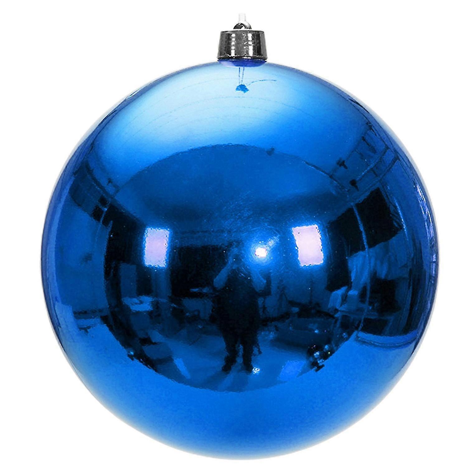 40cm Christmas Ball Fine Workmanship Mirror Surface Electroplating with Hanging Hole Unbreakable Chr