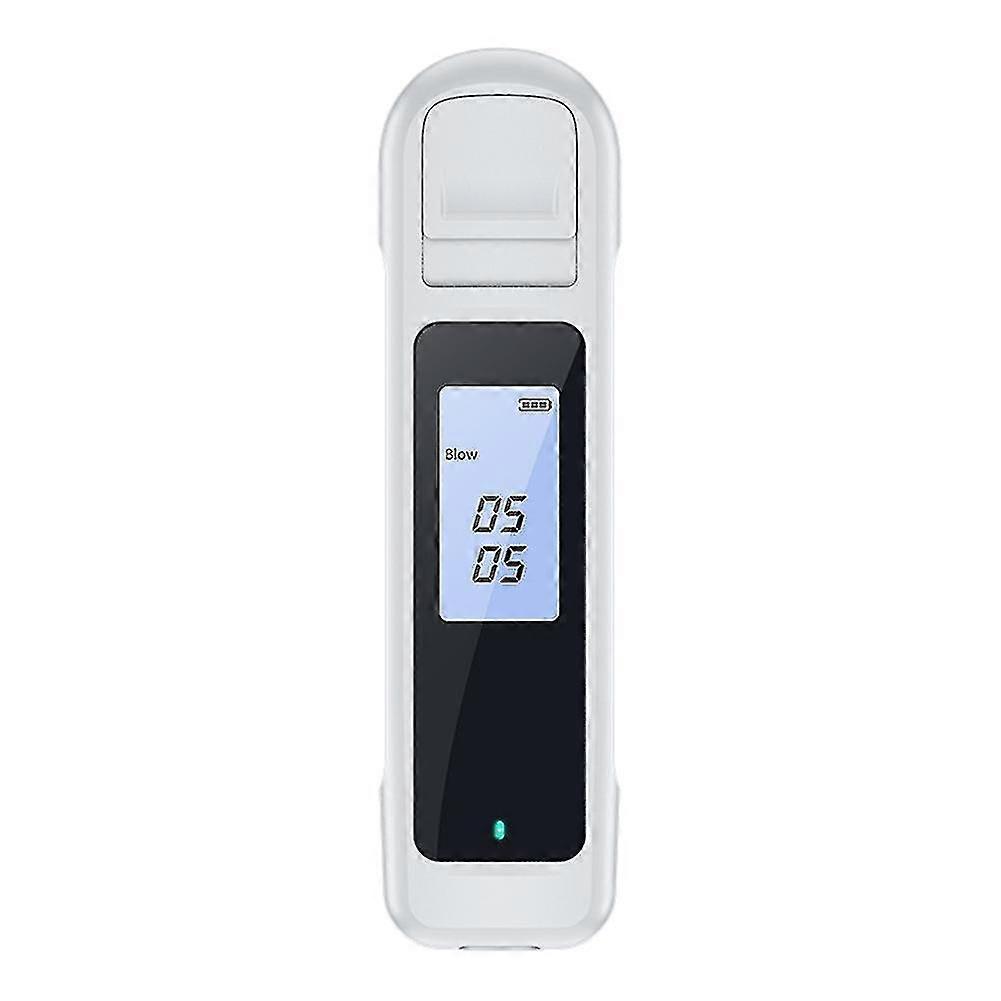 Portable Digital Breath Tester Breathalyzer Usb Rechargeable Non-contact Breath Detector Device,whi