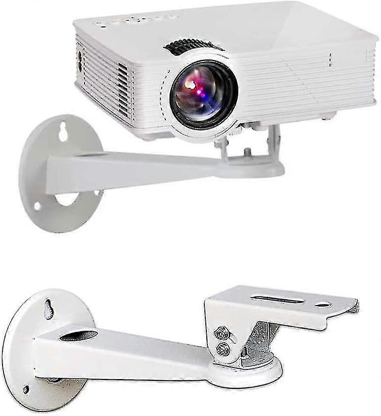 Mini Projector Wall Mount/projector Hanger/cctv Security Camera Housing Mounting Bracket(white) -rotation 360 (white)