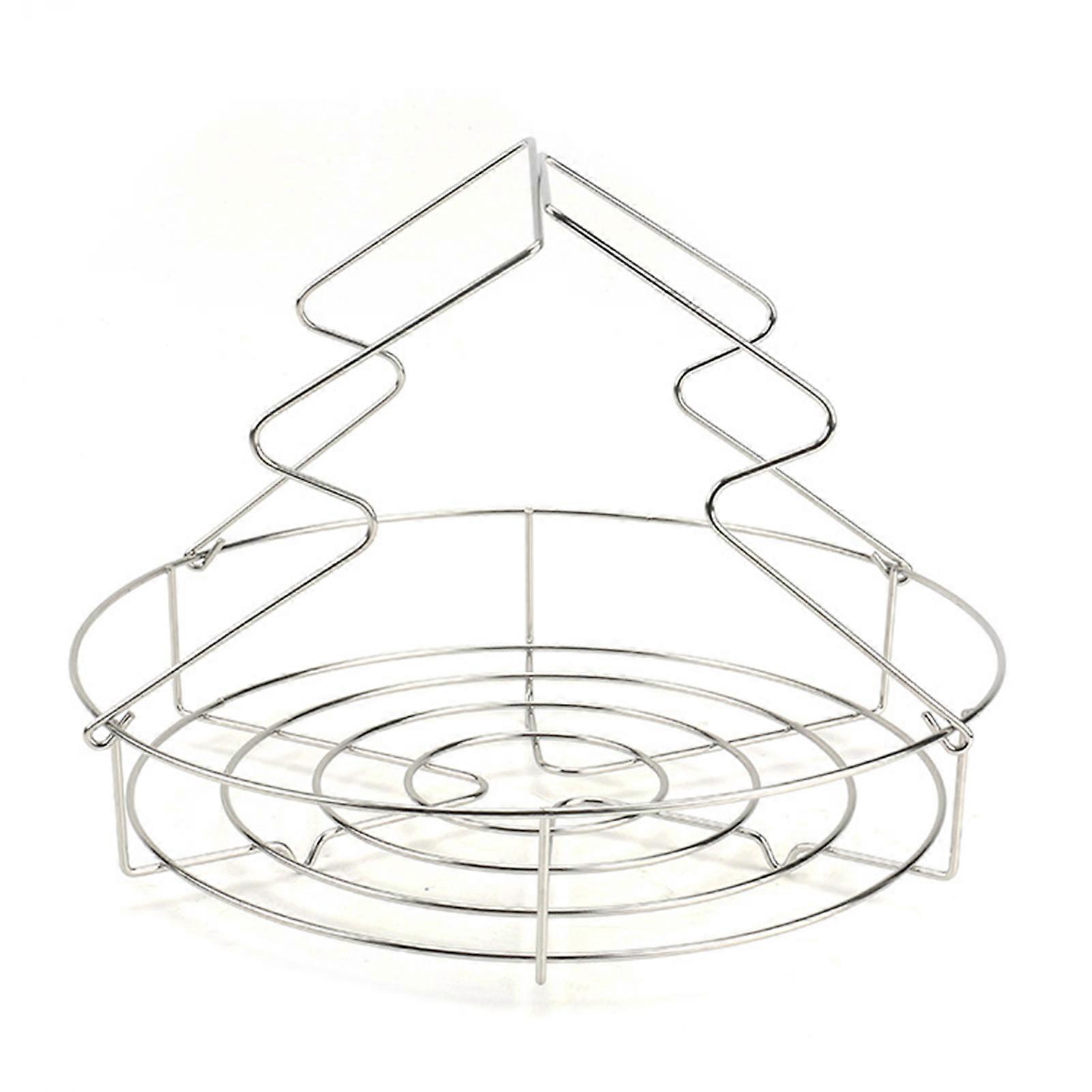 Stainless Steel Steaming Rack with Foldable Handle Design for Multifunction Household Accessories