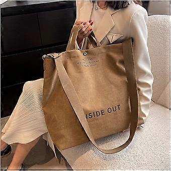 Borsa A Tracolla In Tela DIRRONA Per Donna - Multitasche, Kaki, Per Scuola E Viaggio - Foto 3