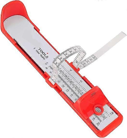 Foot Measuring Device - Shoe Feet Measuring Tool - Measuring Ruler for Infants and ChildrenRed,2024 Ping