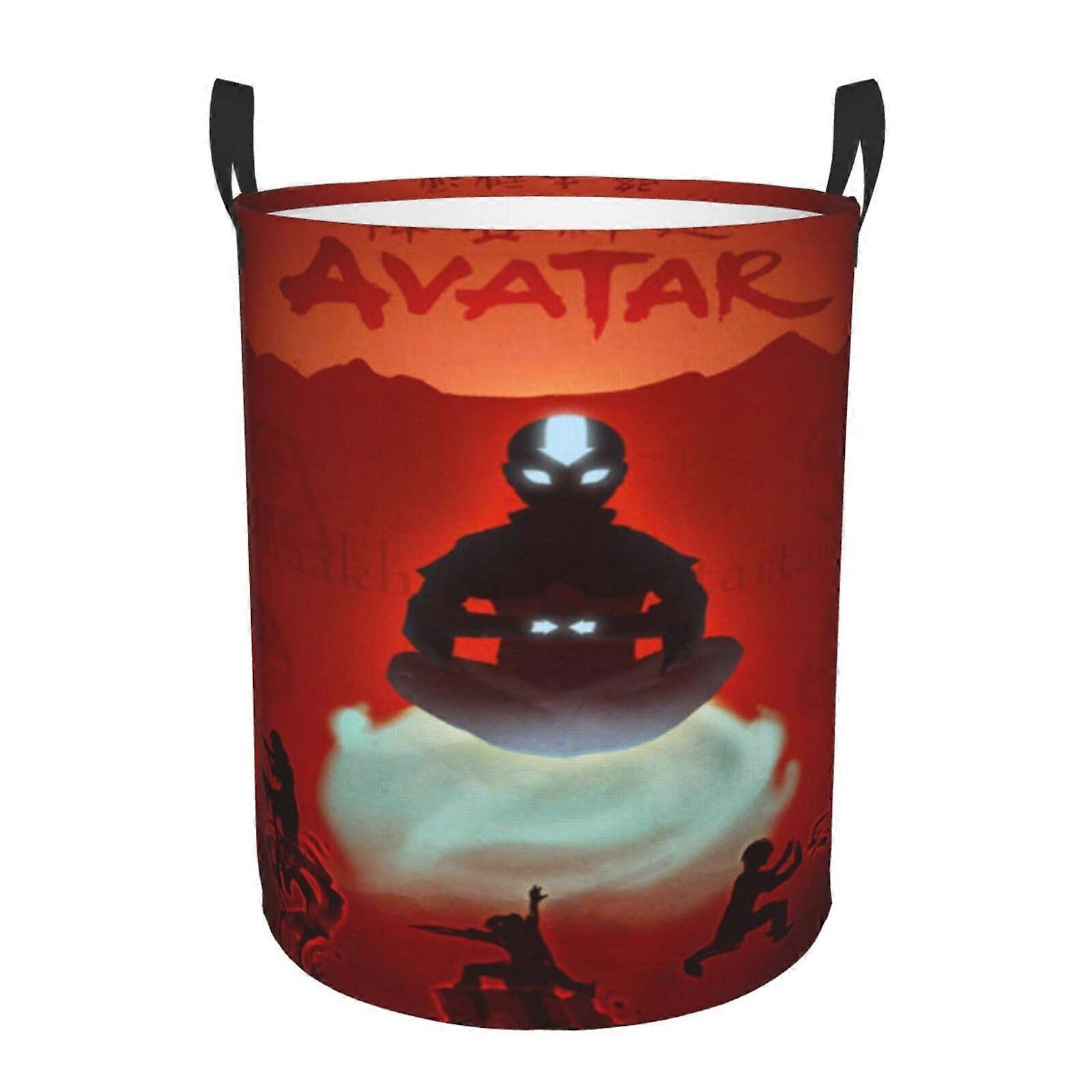 Avatar The Last Airbender 3d Grafische Vlam Wasmand Brand Vlam Kleding Hamer Opslag Met Handvat-SYS28324