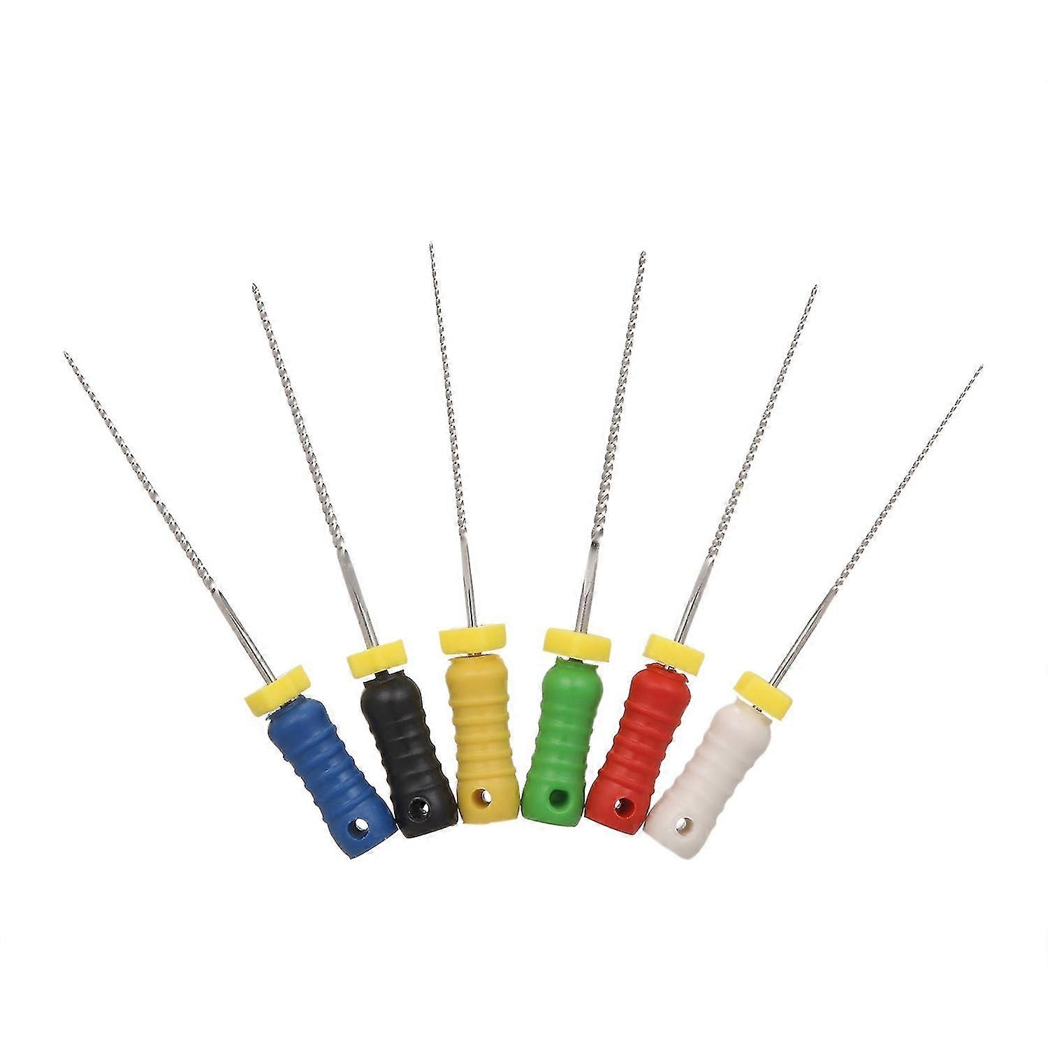 6 Boxes/Set Endodontic Root Canal K Files Hand Use Dental K-File/H-File 25mm Files 15-40# Endodontic