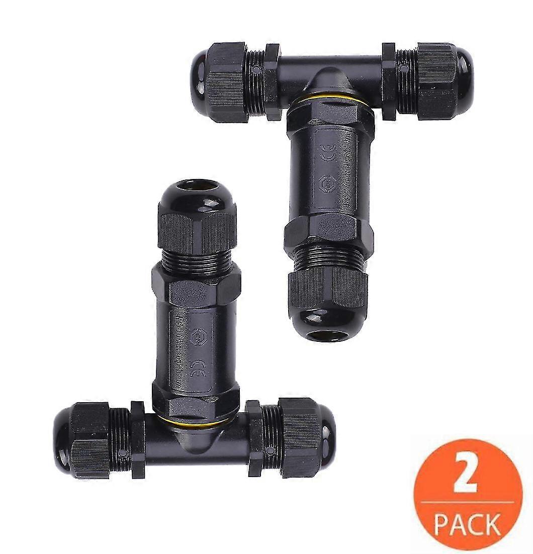 2pcs Tanch Connector for High Power T-Type Cl for Public Lighting Extriers