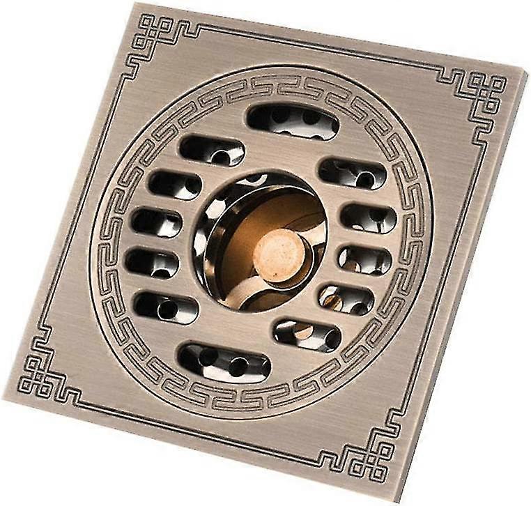 Toilet Bathroom Kitchen, Odor-resistant Copper Floor Drain Interface Washing Machine Siphon