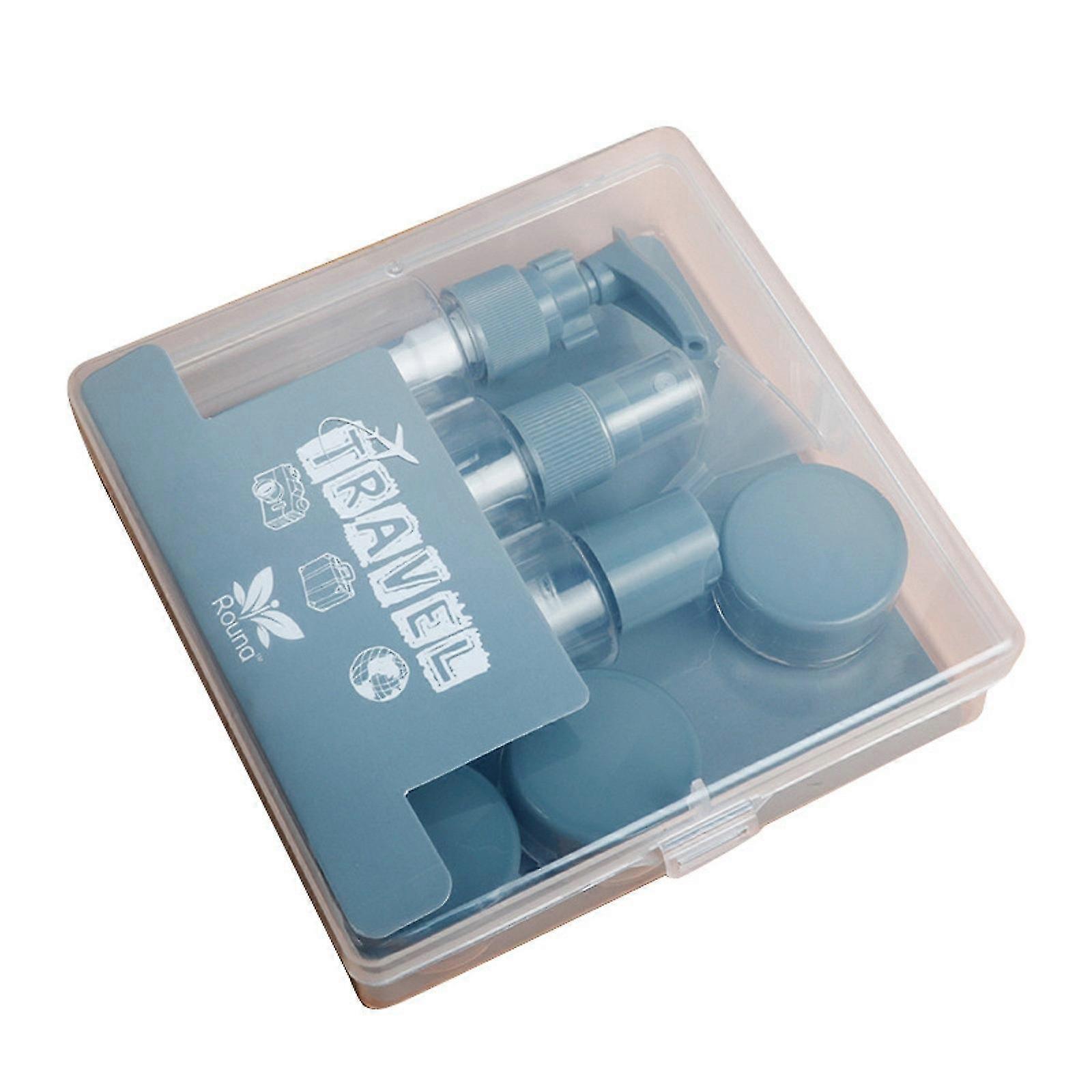 8-pack Plastic Empty Travel Bottles Toiletry Cosmetic Refillable Containers