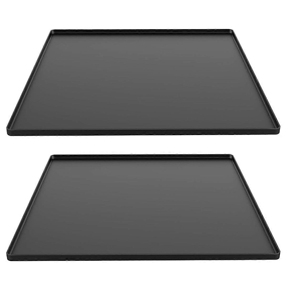 Refrigerator Floor Protector,Mini Fridge Silicone Mat,Fridge Under Mat,Laundry Guard for Washer & D