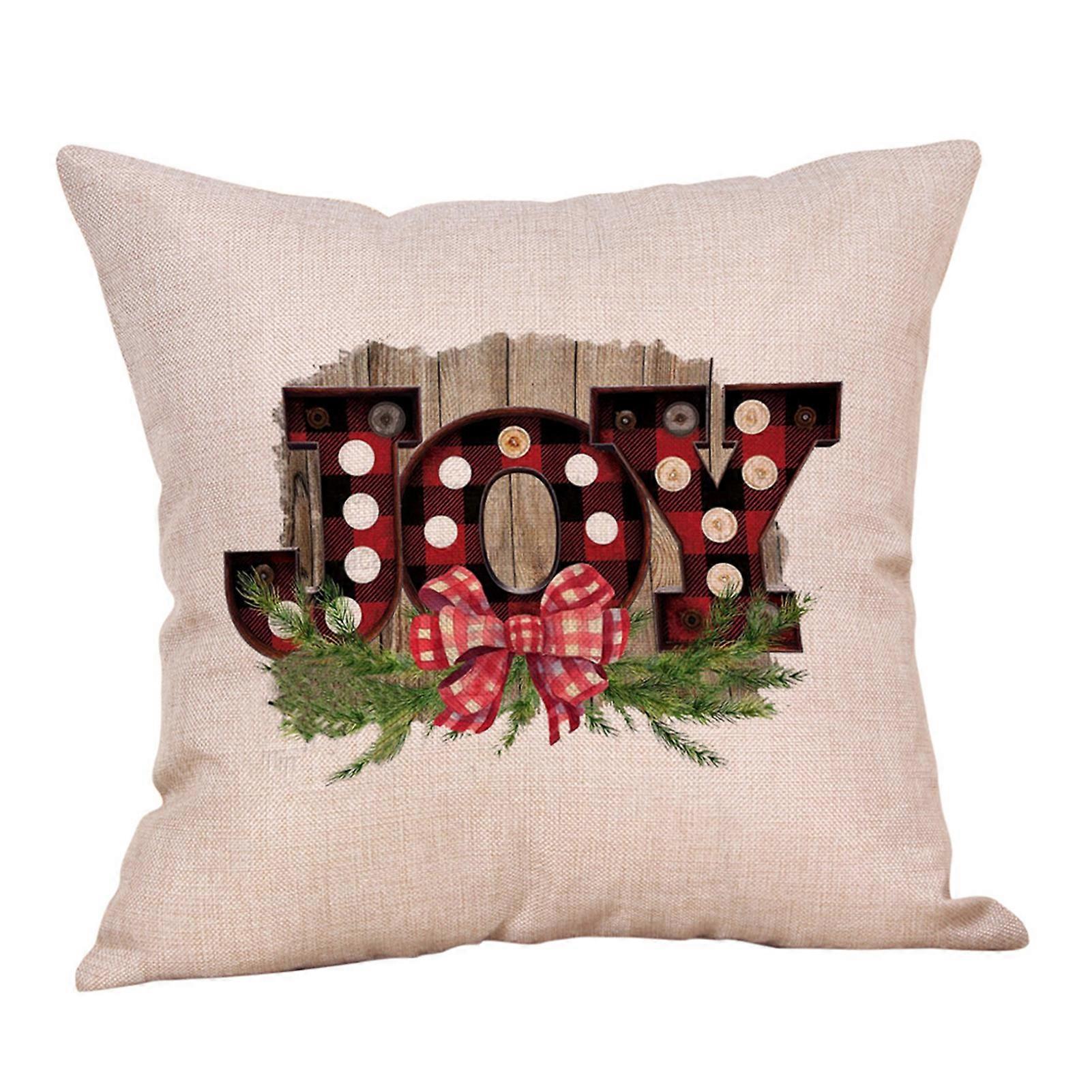 Christmas Gnome Design Pillow Case Cushion Cover Home Sofa Bed Car Cafe Decor KAESI