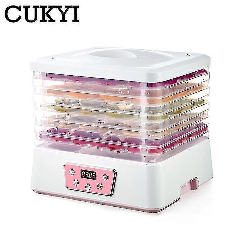 220v/110v Mini Fruit Drying Machine With Timer Household 5 Layers Dehydrator Temperature Adjustable Vegetable Pet Meat Snack Diy