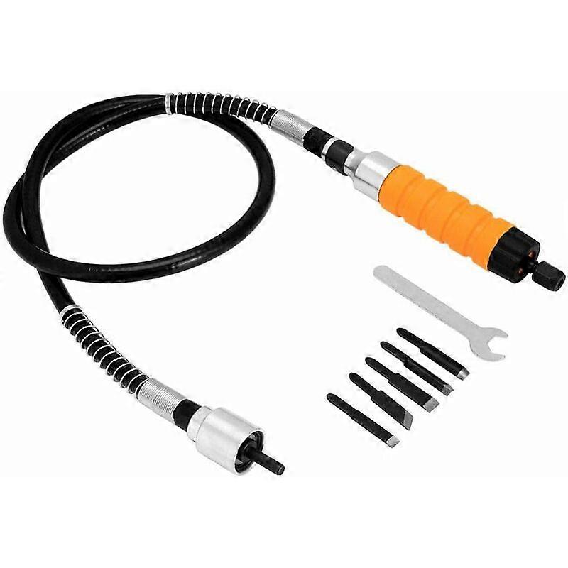 Electric Wood Carving Chisel Set with Flexible Shaft