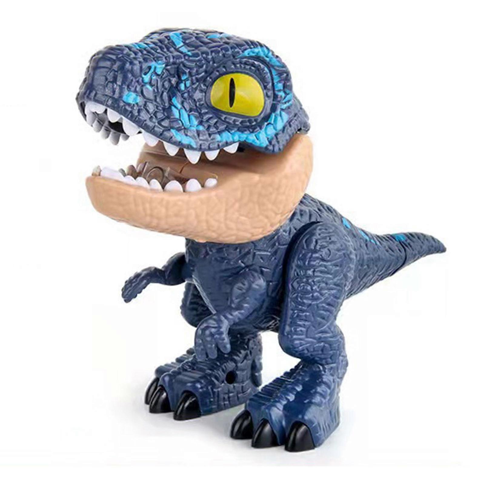 Dinosaur Toy 5-in-1 Pencil Sharpener Stapler Eraser Ruler Stationery Set Flexible Limbs Realistic Shapes Dinosaur Assembly Kit Fall Resistant Detachab