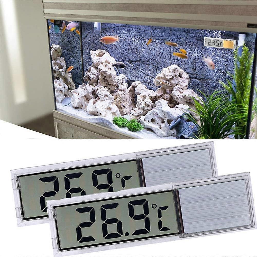 2 Aquarium Thermometer,Accuracy Up to 0.1(Silver)