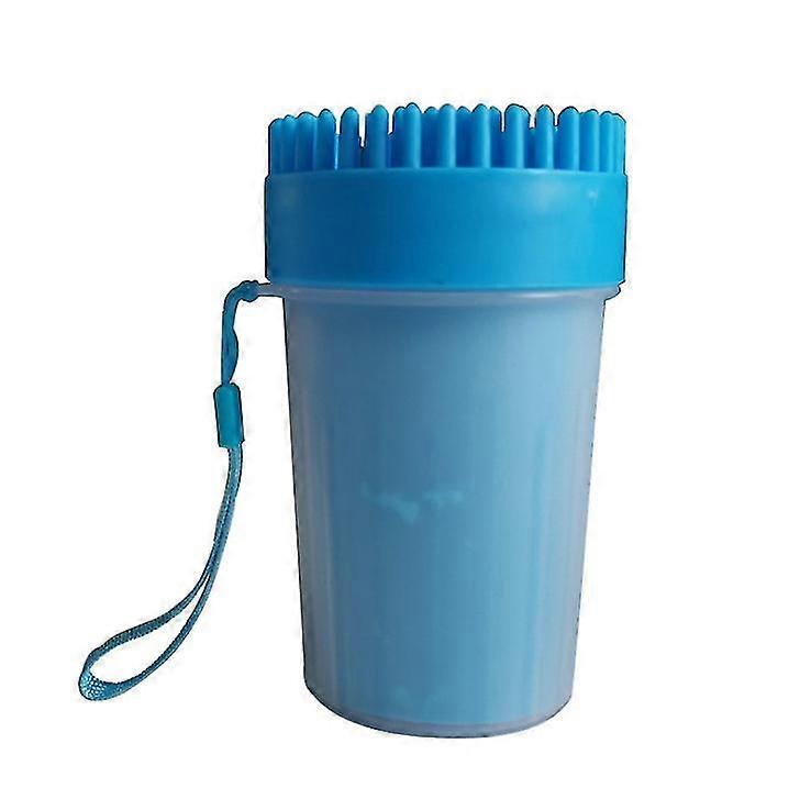 الكلب مخلب الأنظف 2 في 1 سيليكون الكلب مخلب الأنظف كوب المحمولة الحيوانات الأليفة تنظيف فرشاة