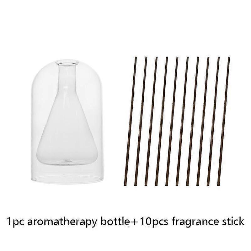 Glass Aromatherapy Diffuser Bottle Colorful Double Layer Aromatherapy Bottle