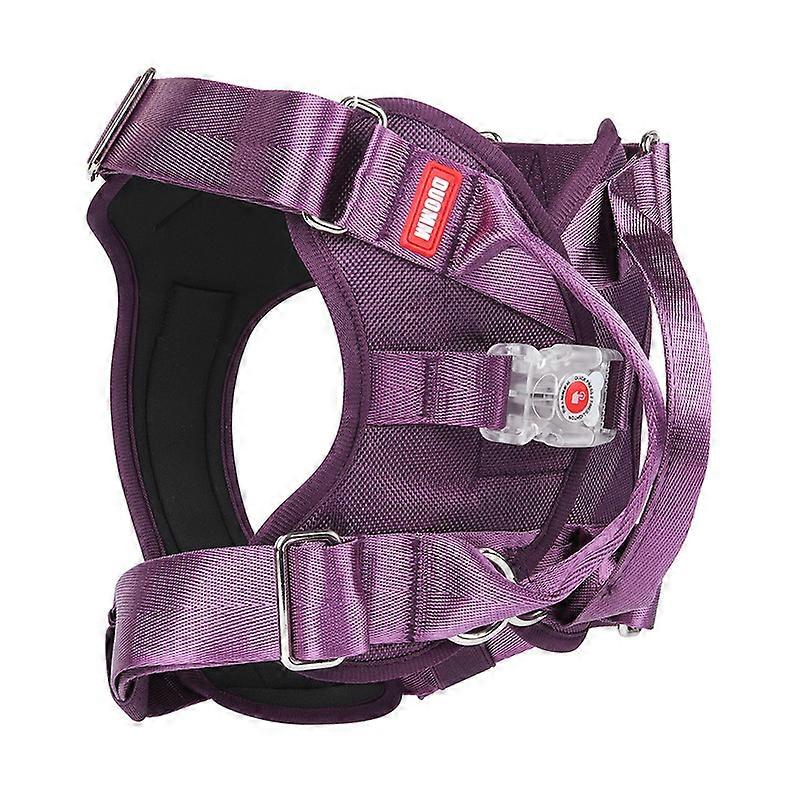 LED Dog Harness Easy Control Light Up Dog Vest Harness with Adjustible Belt Dog Harness with Comfortable Padded for Small Medium Large Dogs