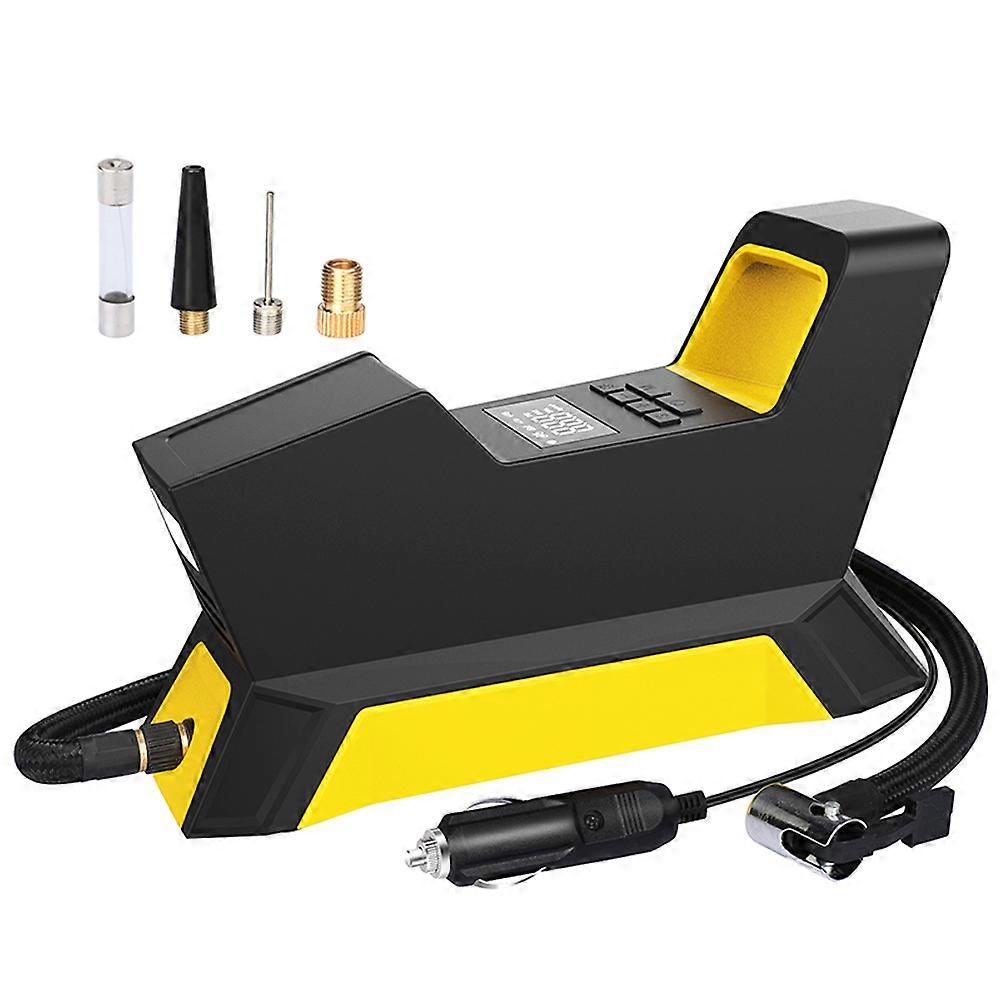 Car Tyre Inflator Air Pump Electric Inflator with Digital Display LED Light Portable Air Compressor Digital Car Tire Inflator