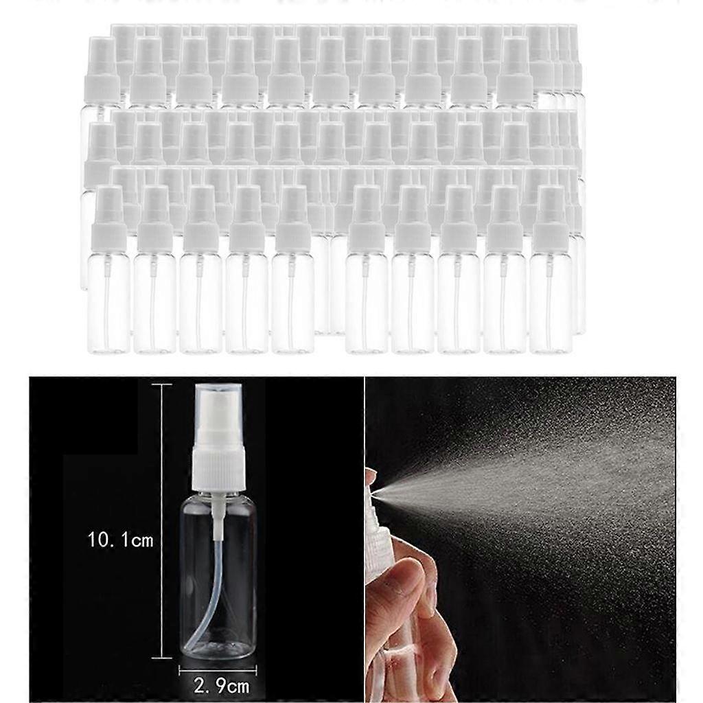 150x Transparent Refillable Empty  Refillable Fine Mist Sprayer 30ml