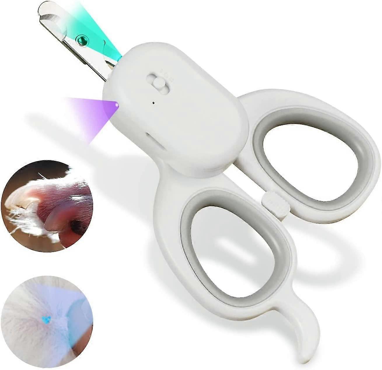 Pet Nail Clippers|pet Nail Trimmer For Cats And Dogs With Led Light