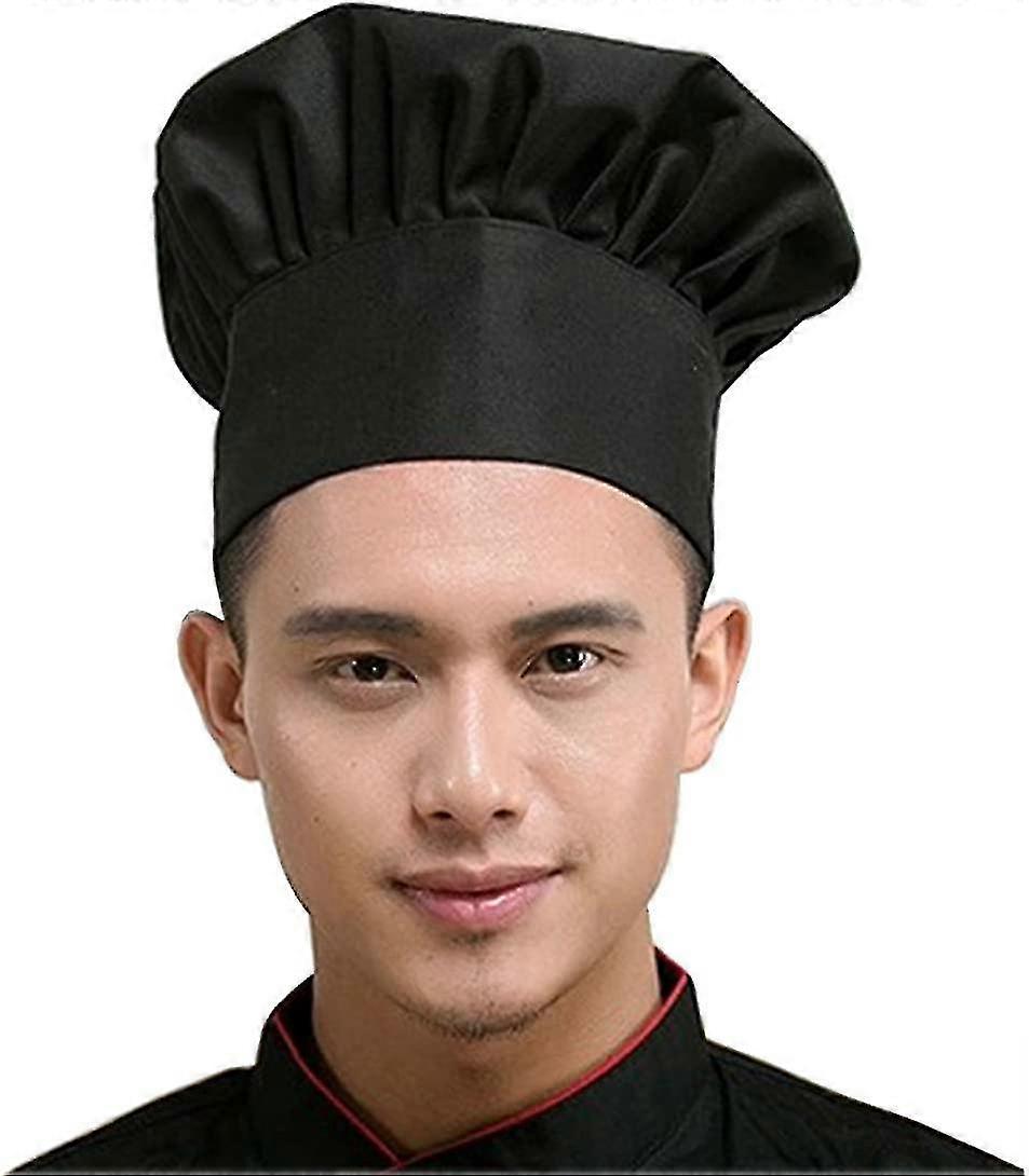 Chef Hat Adult Adjustable Elastic Baker Kitchen Cooking Chef Cap