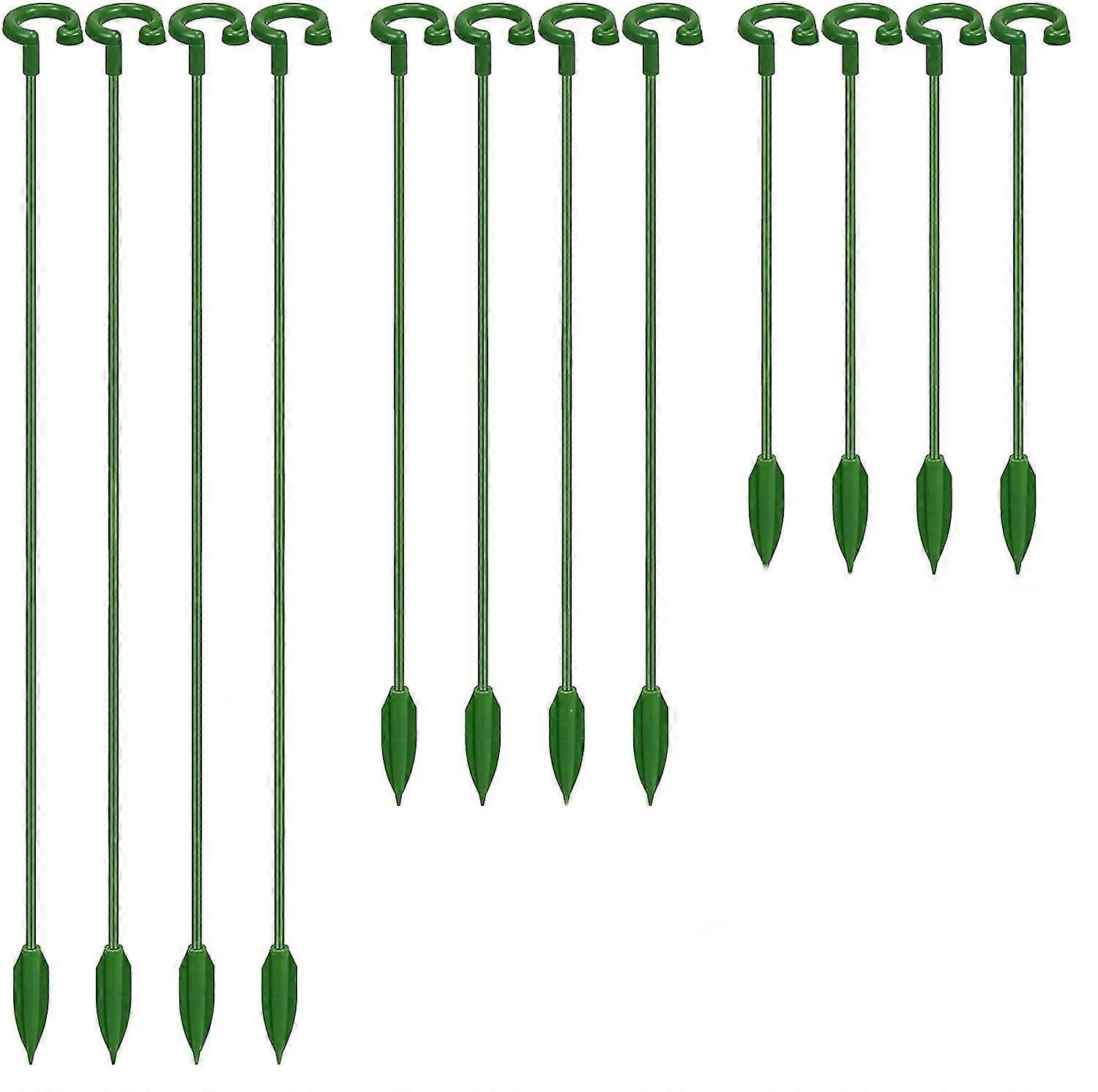 30 개 식물 지원 말뚝 단일 줄기 식물 지원 정원 식물 말뚝