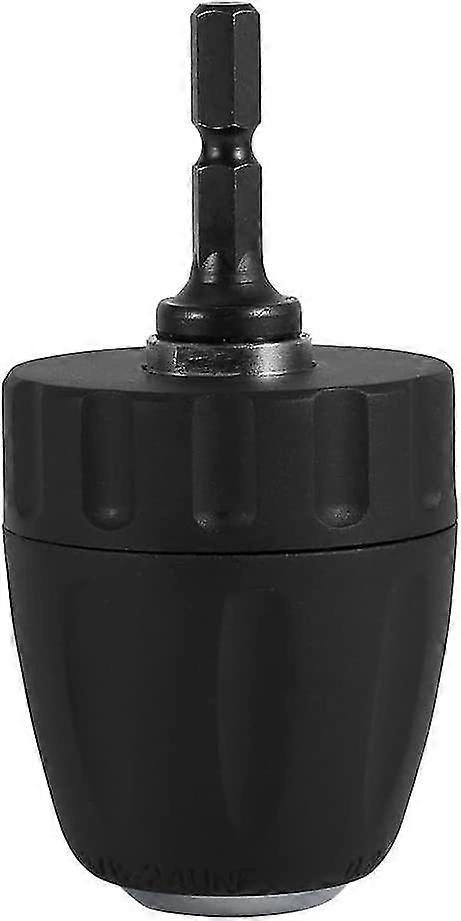 Chuck Hexagonal Chuck Adapter For Gundrill Cordless Drill Keyless Drill Chuck Drill Probe (black) (1pcs)