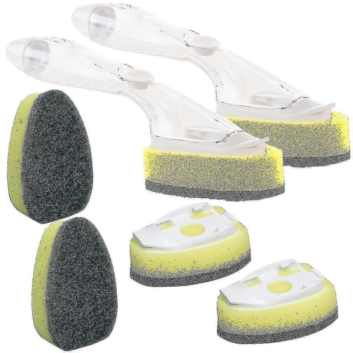 Éponge à baguette à vaisselle robuste pour brosse de nettoyage d’évier de cuisine