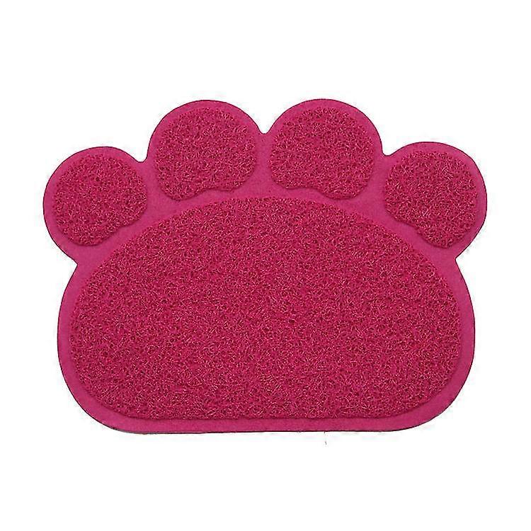 Cat Litter Mat Pvc Non-slip Paw Shape