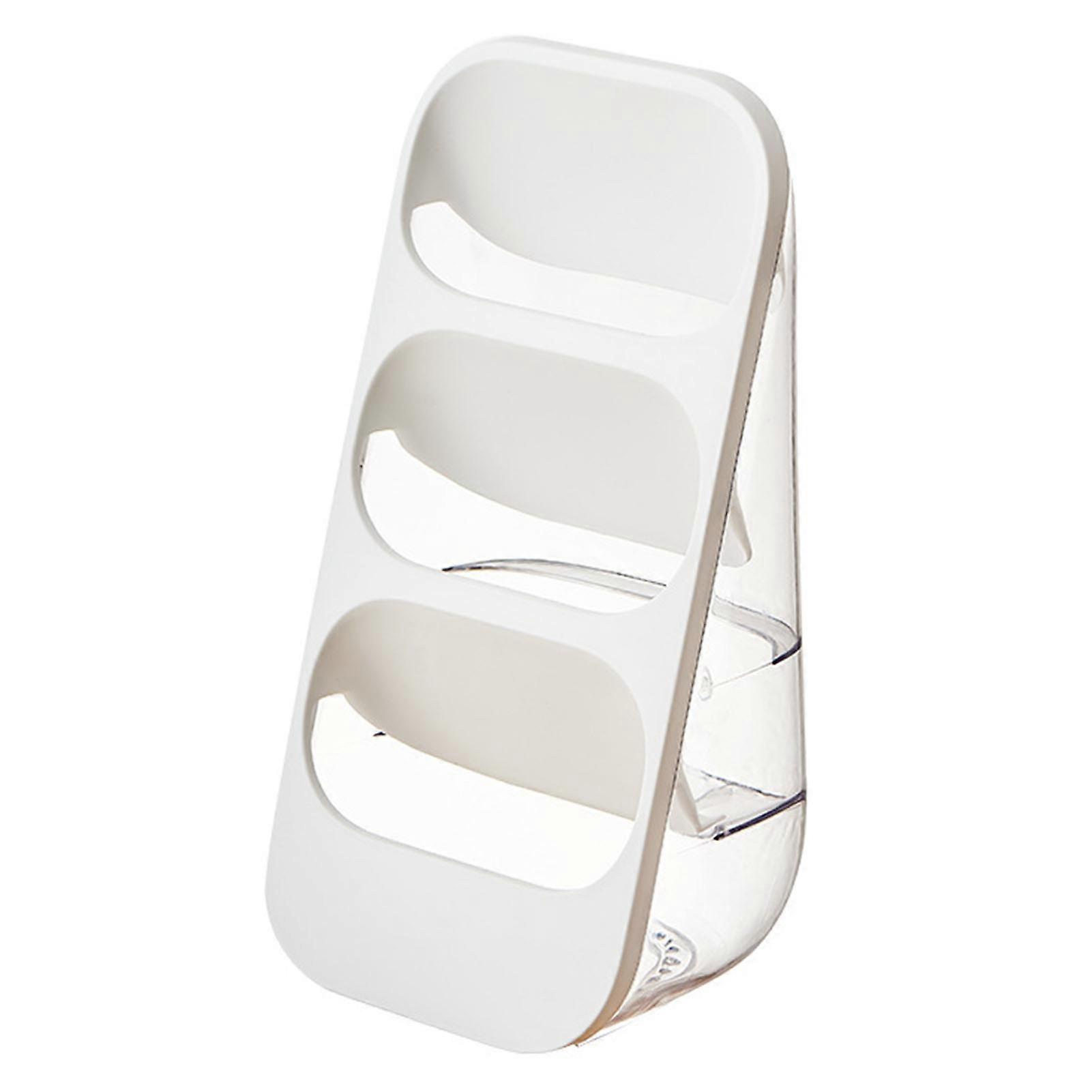 Kitchen Utensil Holder Transparent Oblique Insert Drain Chopsticks Rack for Fork Spoon