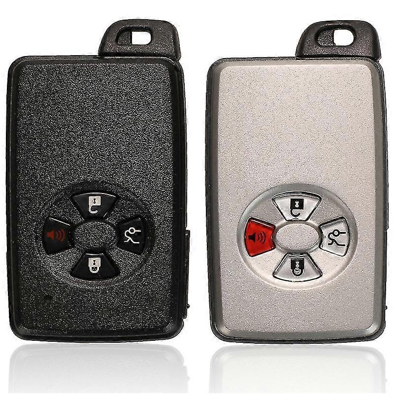 For Toyota Avalon Camry Highlander Crown Corolla Smart Card Remote Car Key Shell Fob 2/3/4 Buttons Black/white Case