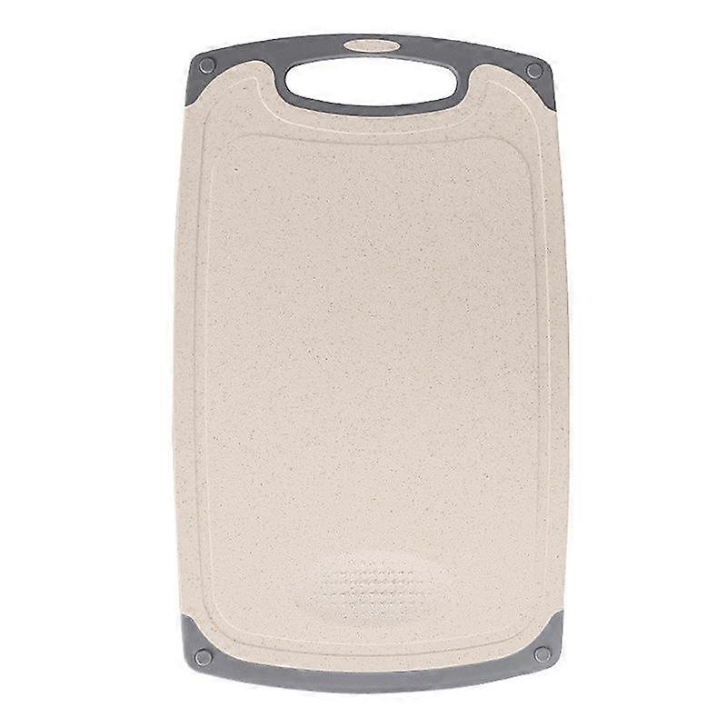 Wheats Straw Fruit Vegetable Cutting Board Multifunction Non-Slip AntibacterialChopping Board Hanging Hole Spilover Kitchen Tool