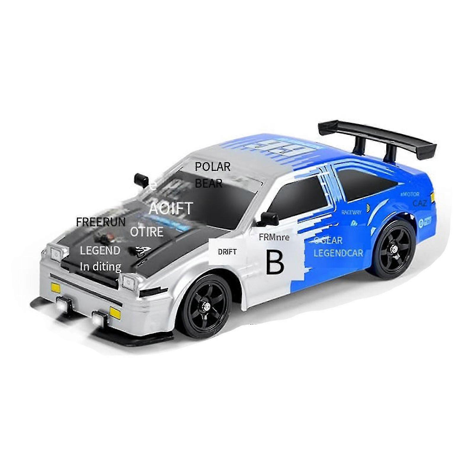 Remote Control Car Rc Drift Car 1:16 Scale 4wd 18km/h High Speed Model Vehicle 2.4ghz Wit