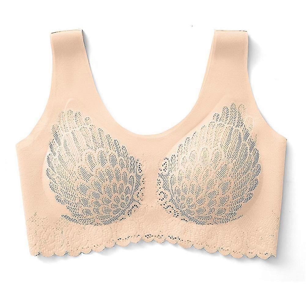 Látex 5d Sutiã sem fio sem fio sem emenda empurrar para cima mulheres respiráveis sutiã cueca