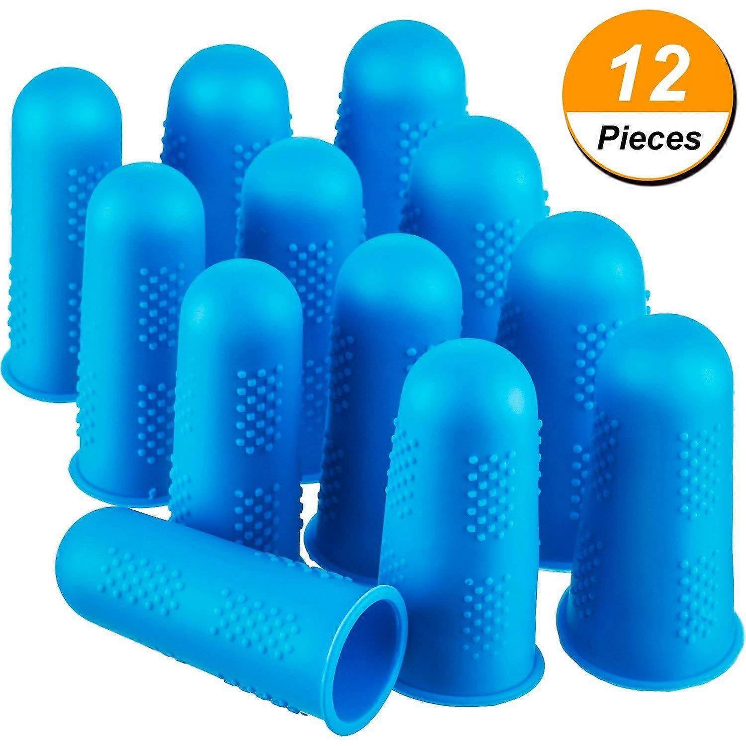 4 Sets Silicone Finger Cuff With Particles