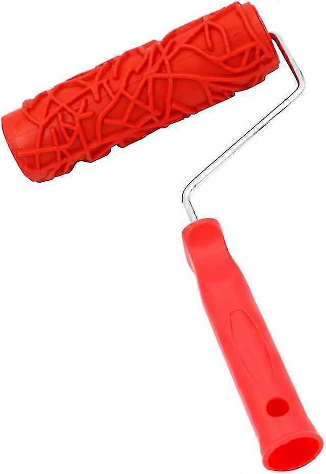 Nou- 7 "Diy Embossed Paint Roller texturate Roller Paint Roller cu model