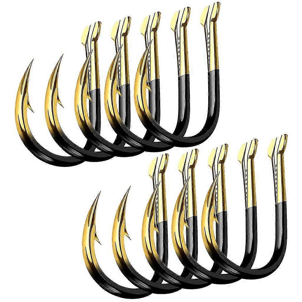 10pcs/package High Quality Fishing Hooks Colored Tungsten Alloy Fishing Hooks
