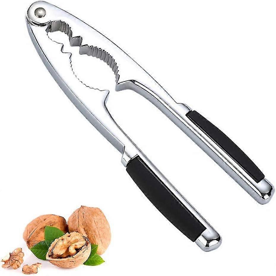 Nutcracker, Non-slip Bottle Opener With Rubber Grips, 17cm Thick Nutcracker Nut Pener