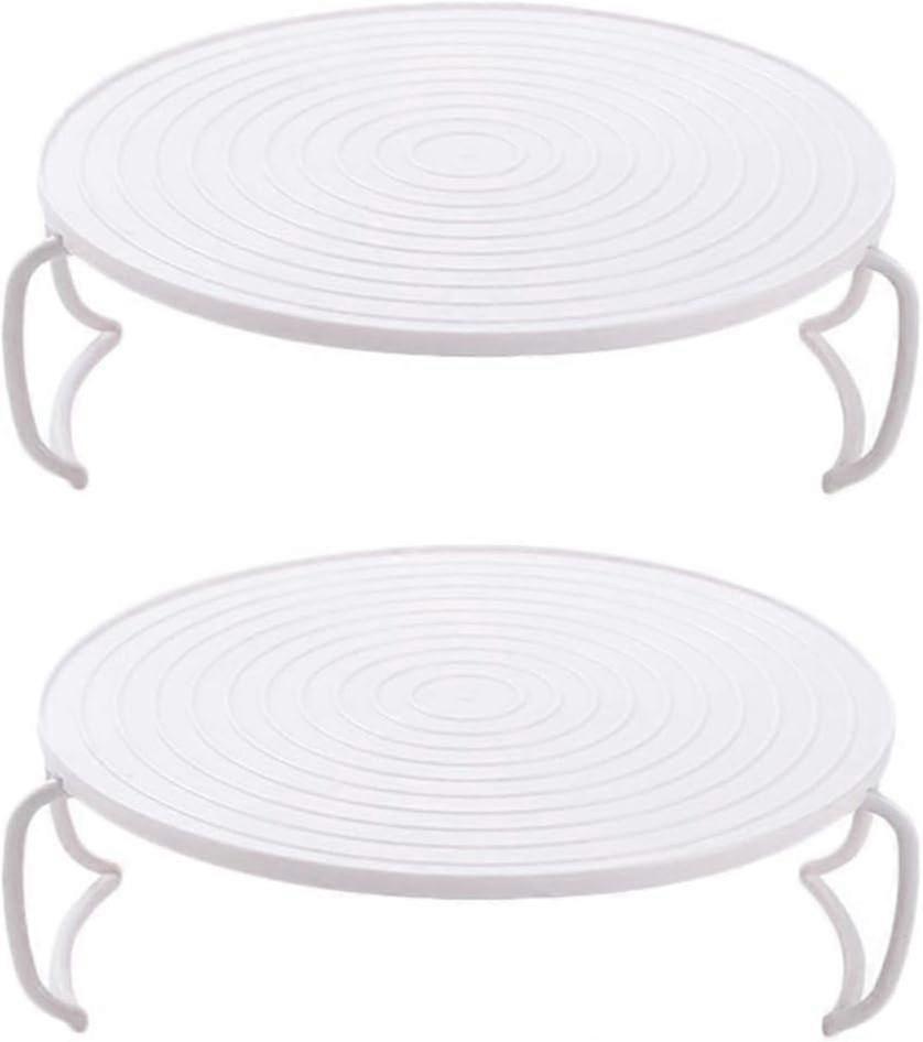 2pcs Mikrowelle Platte Stacker Grill Rack Mikrowelle Tablett Kunststoff Backofen Tablett Mikrowellenregal für Speck gefrorene Snacks Kochzubehör