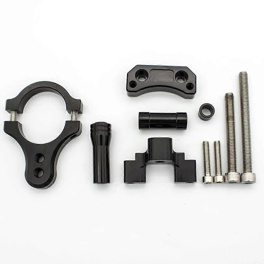For G-booster Scooter Steering Damper CNC Motorcycle Stabilizer Steering Damper 50mm Clamp Mounting Bracket Support Kit