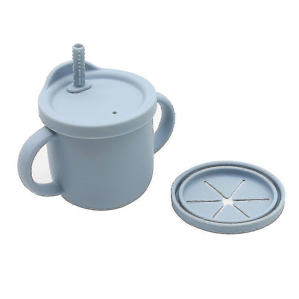 Silicone Sippy  S For Toddlers, Snack  S With Straw For