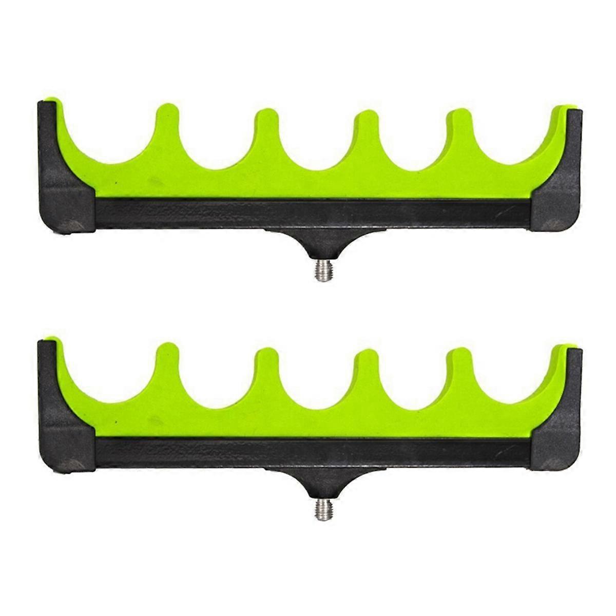 2Pcs 5-Hole Fishing Brackets Sea Poles EVA Universal -Bar Brackets Large Poles Chajia