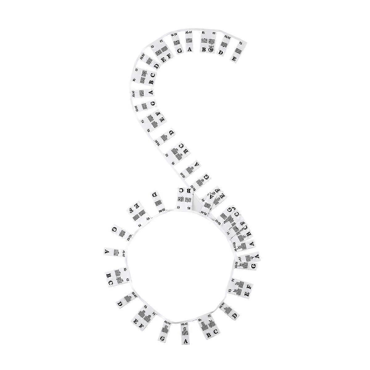 61 Key Removable Piano Keyboard Stickers Stave Notation Note Strip Stickers For Beginners Students